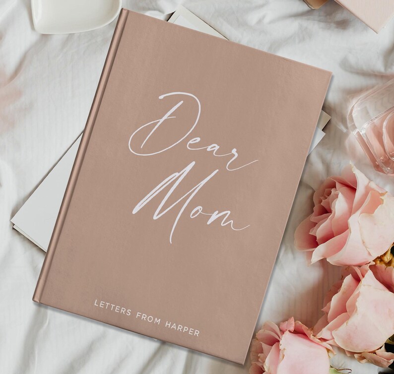 Cartas a mamá - Diario personalizado - Cuaderno para recordar a mamá fallecida - Regalo para el Día de la Madre imagen 9