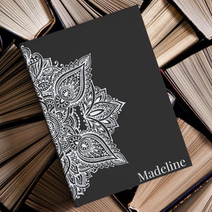 Mandala Journal - Anpassad Dröm-, Rese-, Meditationsbok - Personlig Anteckningsbok bild 7