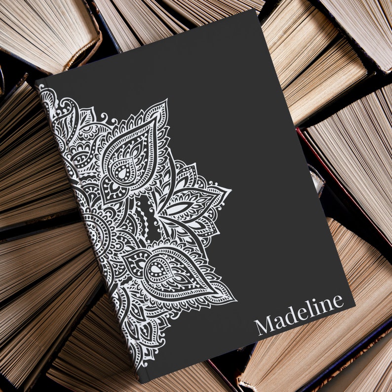 Mandala Journal - Anpassad Dröm-, Rese-, Meditationsbok - Personlig Anteckningsbok bild 7