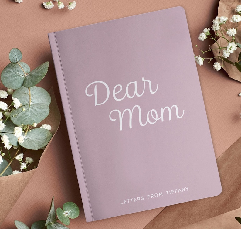 Cartas a mamá - Diario personalizado - Cuaderno para recordar a mamá fallecida - Regalo para el Día de la Madre imagen 10