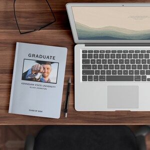 2026 Personalized Graduation Guest Book - Custom Graduate Memory Journal - Advice for Graduate image 8