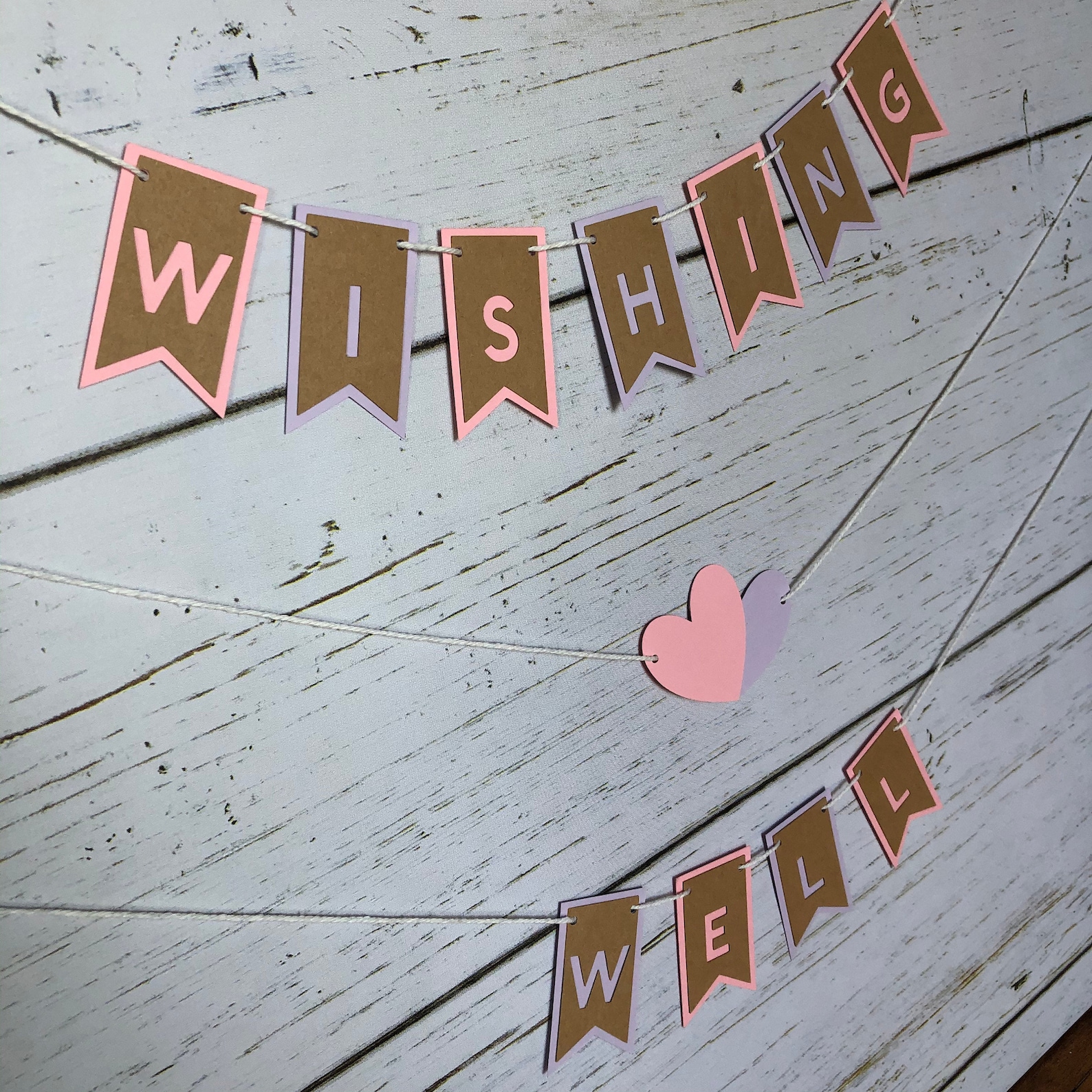 Wishing Well Garland Wishing Well Banner Bridal Shower Etsy UK