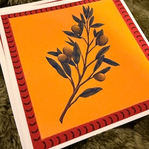 Olive Branch For Palestine Digital Painting Print [Artist Prints] Gift for Art Lovers | Hope and Peace for Palestinian Families | Donation