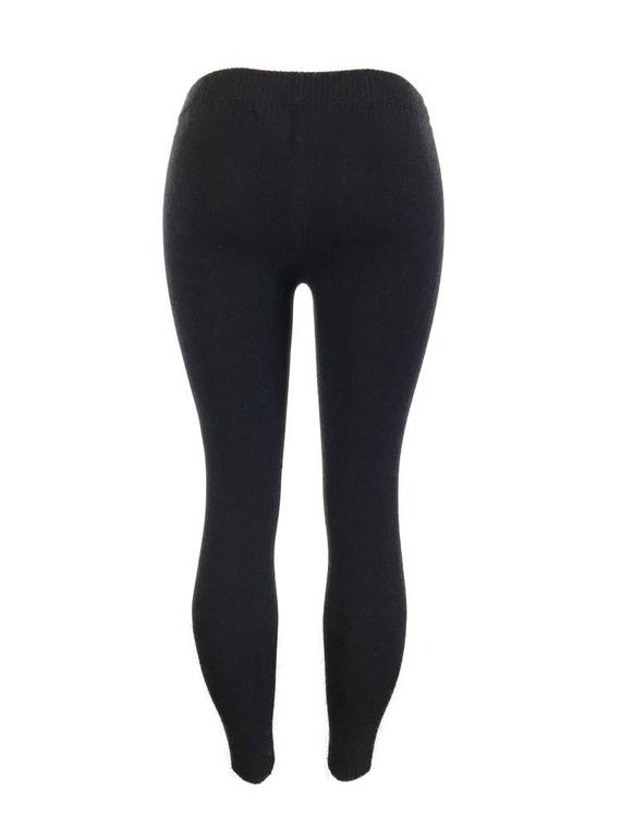 Black thick leggins cheap