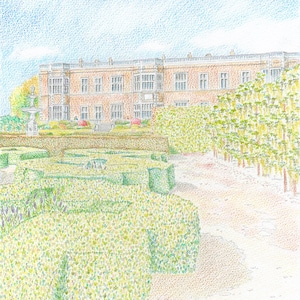 Temple Newsam Illustration - Yorkshire Print - Signed A3 Print for Mum - Stately Home Print - Leeds Art - Architecture Print - Wedding Gift