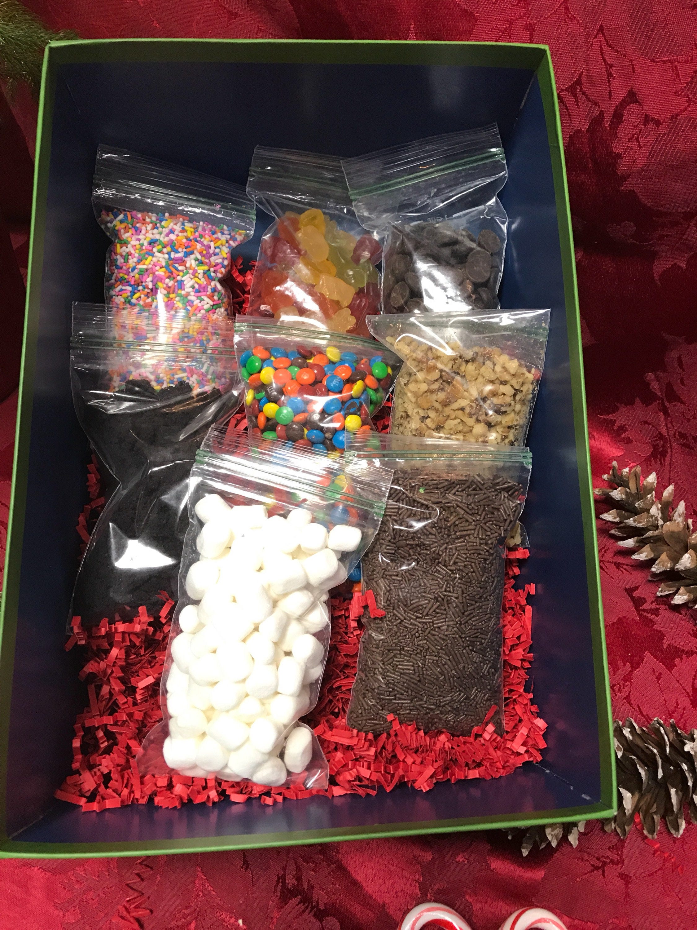 Just Add Ice Cream Gift Basket 4 People Etsy