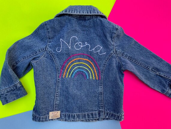 custom embroidered jean jacket