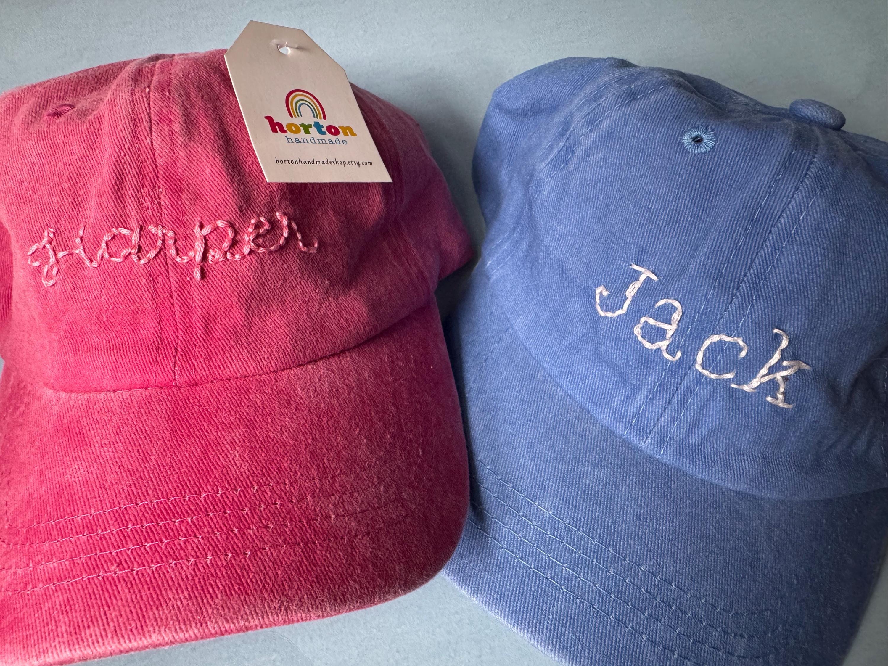 Parker Light Blue Denim Kids Baseball Cap with Red Embroidery Denim blue/Hello Kitty Twill Cap with Motif for kids | H&M US main image 3