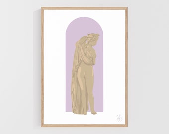 Venus - Nationaal Archeologisch Museum van Napels - Klassieke kunstposter - Venus-print - Klassieke kunstprintbare wandkunst - Digitale download