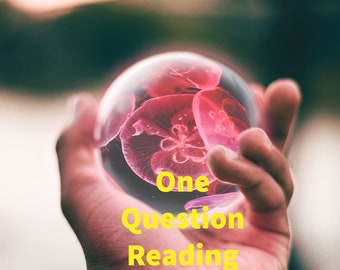 One Burning Question Psychic Reading--Digital Same Day Question Reading On Any Topic