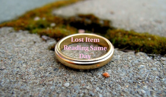 Lost/Missing Item or Object Psychic Reading Same Day