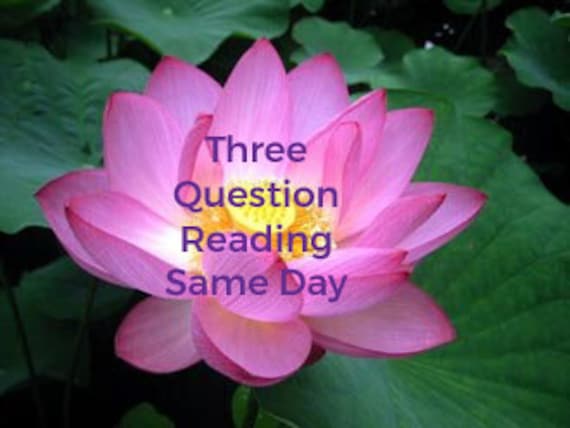 Three Questions Any Topic Psychic Reading - Same Day Reading