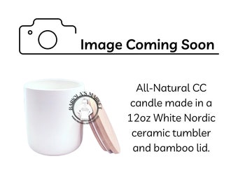 Orange Orchard All-Natural CC Candle™  | 12oz Nordic Ceramic Tumbler | Citrus Candle | Vegan Essential Oil Candle