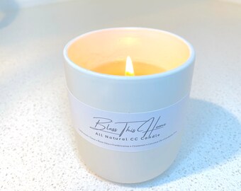Warm Spicy Aromatherapy Candle-8oz Tin or 12oz Tumbler-Vegan Essential Oil Candle-All Natural CC Candles-Earth-Conscious Housewarming Gift