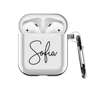 Custom Airpod Case with keychain neck running strap Protective Customized Name Airpods Case Personalized Gift Back to School