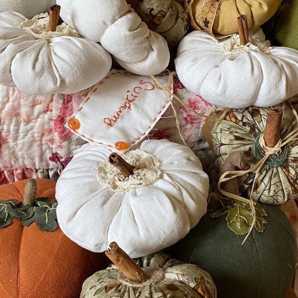 Fabric Pumpkins