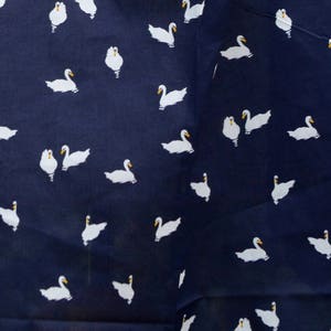 Navy Ecru Swan Nursing cover Breastfeeding cover image 2