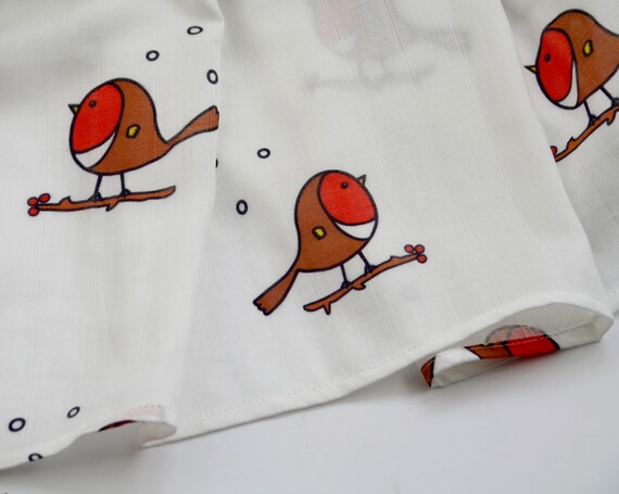 Rotkehlchen Vogel Bambus-Baumwoll-Pucktuch: Leichtes Wrap fr Neugeborene -  Etsy.de