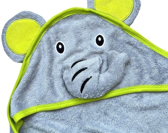 Hooded Baby animal towels