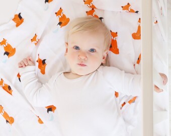 Freddy The Fox Swaddle from the Aesop Fables Collection