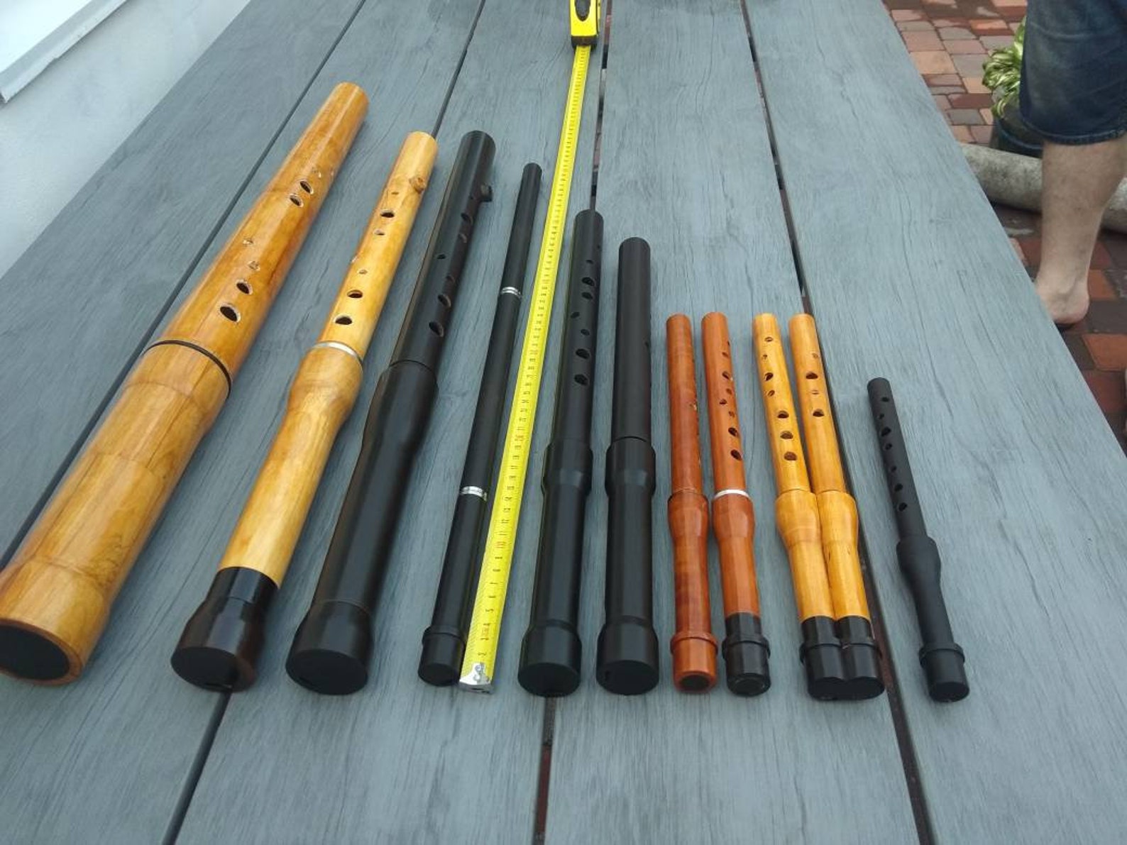 Wooden Flute Sopilka Ukrainian Soprano Flute Bass Tenor Etsy