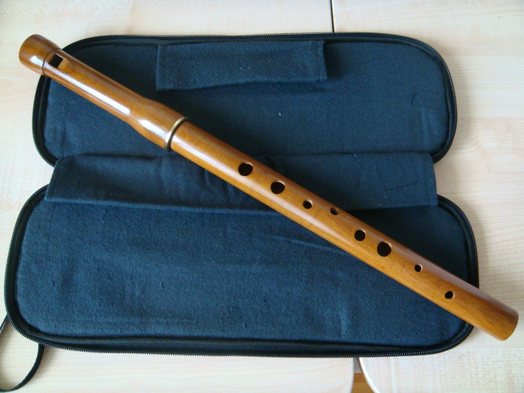 Handmade Pear Wood Soprano Folk Flute, Ukrainian Ethnic Wind Instrument ...