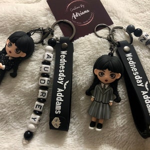 Porte Clés 3D, Jack, Harley Quinn, Joker, Mercredi, bijoux de sac, trousse, cartable... personnalisé, idée cadeau,personnages Tim Burton