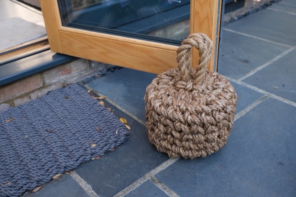 Heavy Buoy Rope Door Stop Etsy UK