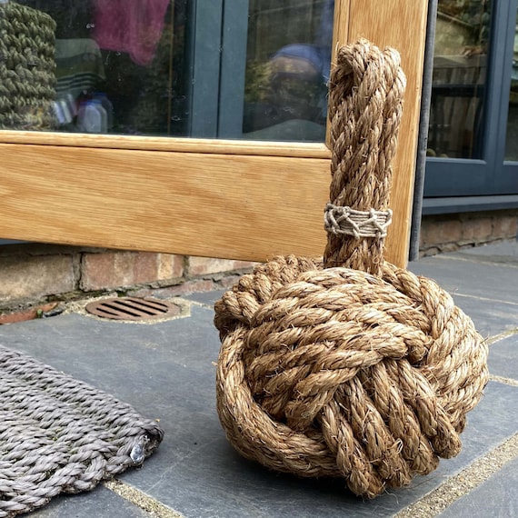 Large Rope Ball Turks Head Door Stop