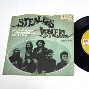 Disco de vinilo Stealers Wheel, sencillo de 7 pulgadas - A&M, 1973 - Casi nuevo