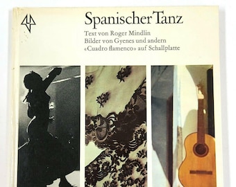 Spanischer Tanz Mindlin 1966 Vintage Book German Music Record Included