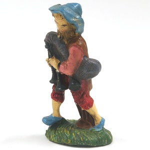 Vintage Nativity Paper Mache Figurine 10cm Christmas Fontanini