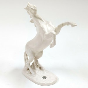 vintage Flora Gouda Holland Horse Statue 31 cm Céramique Plaque