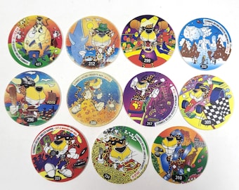 Vintage 1990s Tazos 24 Game Flippo's Chester Cheetah Smiths