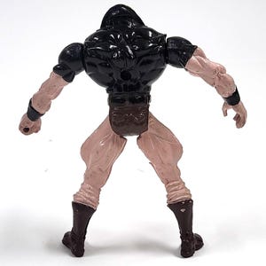 Vintage Tombstone Action Figure: Spider-Man Villain Knockoff, 1990s Bootleg Collectible image 6