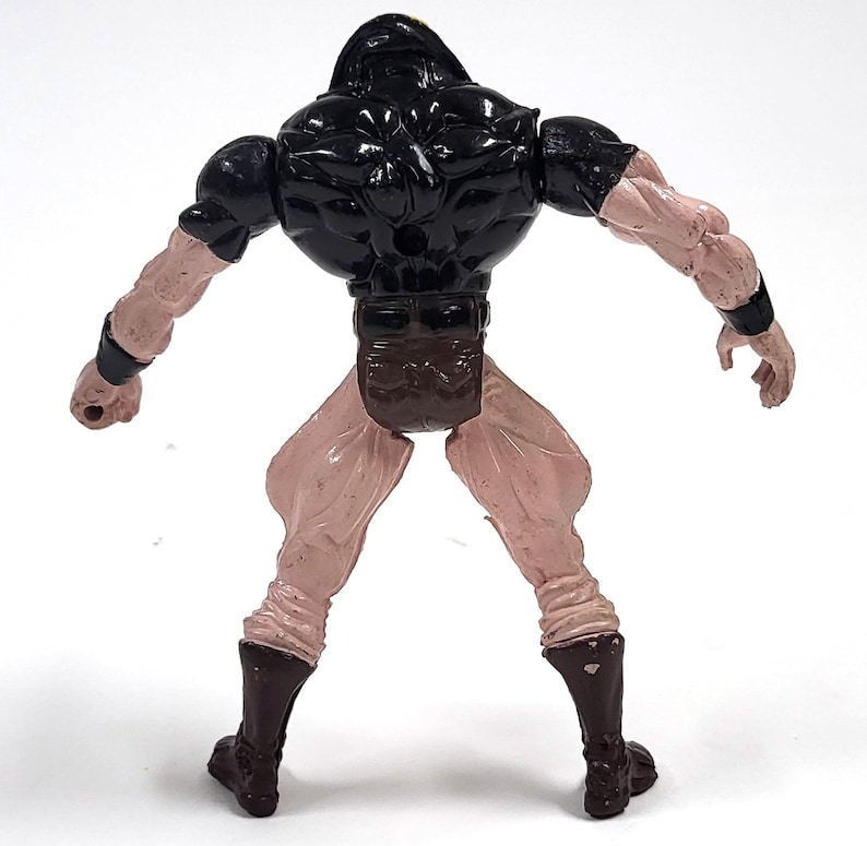 Vintage Tombstone Action Figure: Spider-Man Villain Knockoff, 1990s Bootleg Collectible image 6