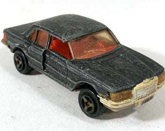 Majorette 249 Mercedes 450 SE Black 1/60 Vintage Diecast Car France – Playwear