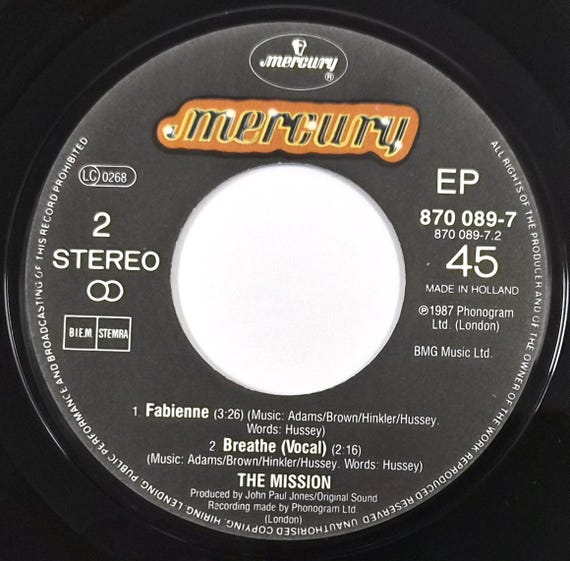 レコード THE MISSION TOWER OF STRENGTH レコード