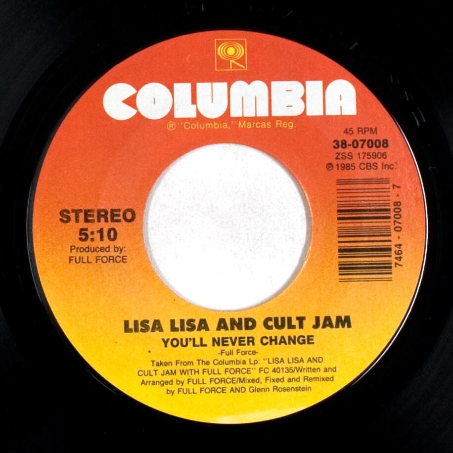 Lisa Lisa and Cult Jam – Head to Toe / You'll Never Change 7