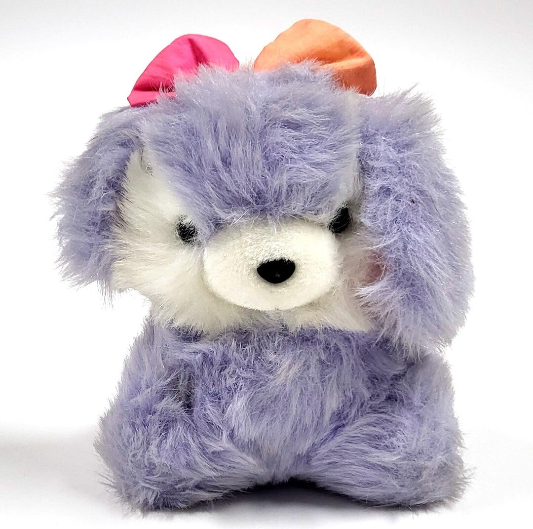ヴィンテージ ダンディー パープル パピー ドッグ 20 cm ぬいぐるみ
