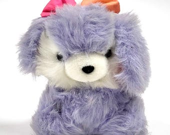 ヴィンテージ ダンディー パープル パピー ドッグ 20 cm ぬいぐるみ