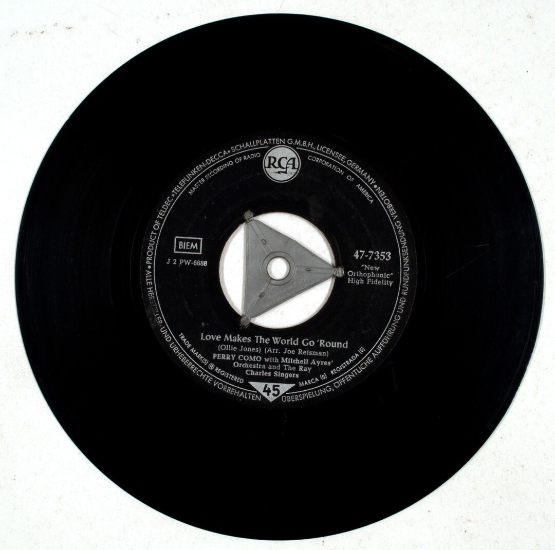 Perry Como Love Makes the World Go Round Mandolins Moonlight Etsy