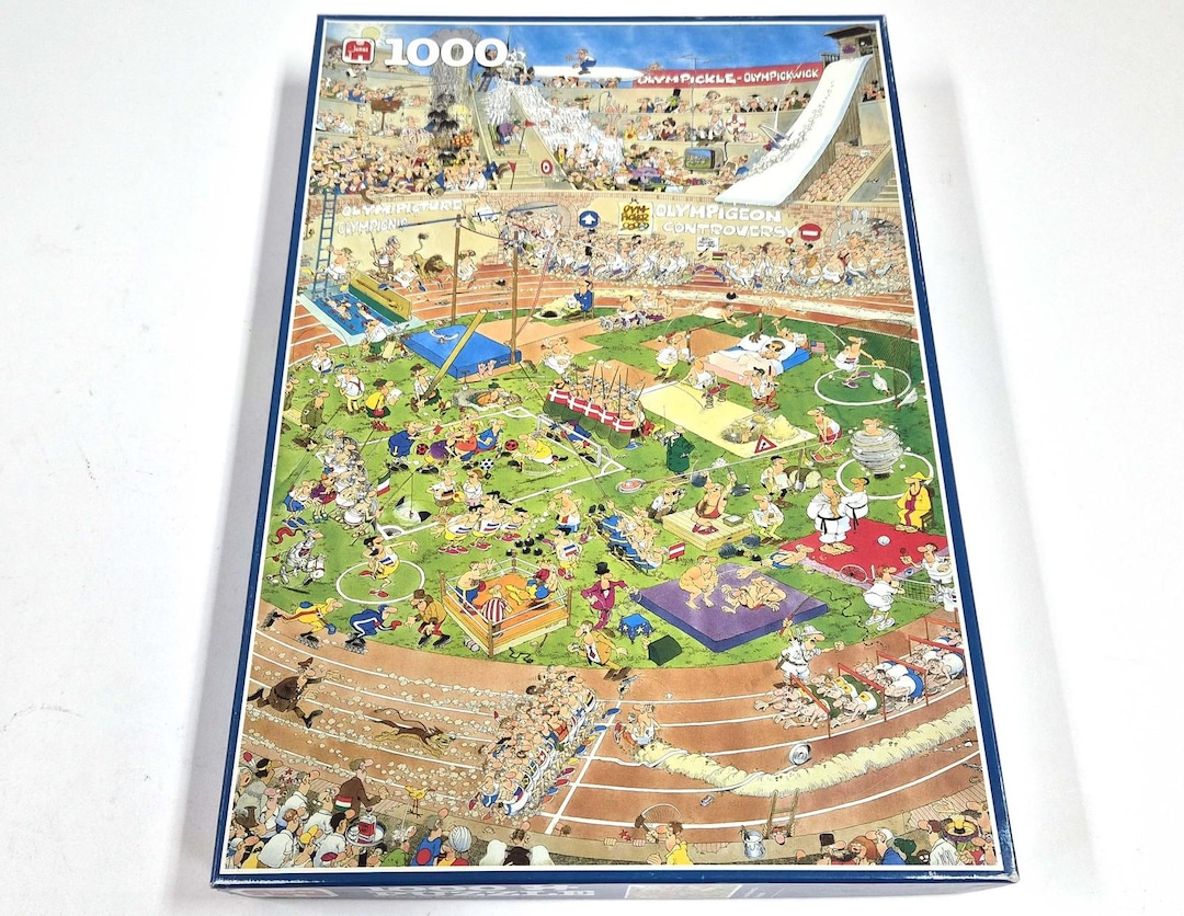 Vintage 1983 Jan Van Haasteren 1666 – Olympics – Jumbo 1000 Comic