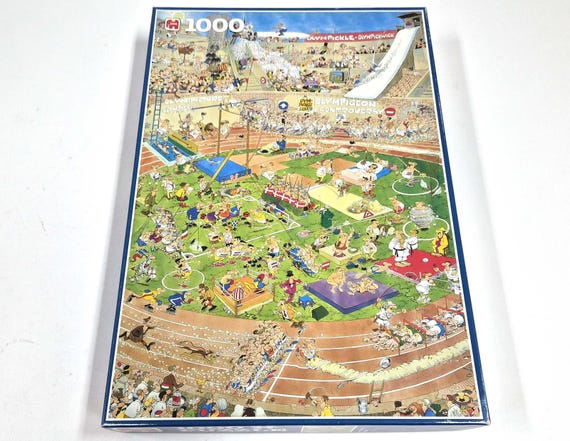 Vintage 1983 Jan Van Haasteren 1666 – Olympics – Jumbo 1000 Comic