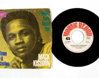 Mack Kissoon – Get Down With It Satisfaction / I Really Care About You –7" Vinyl