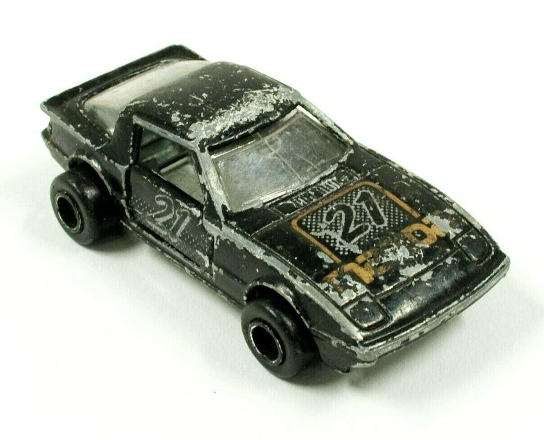 Majorette 257 Mazda RX7 Black 1/56 Vintage Diecast France – Heavy