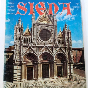 Siena Ugo Tolomei Edizion M. Romboni Vintage Book
