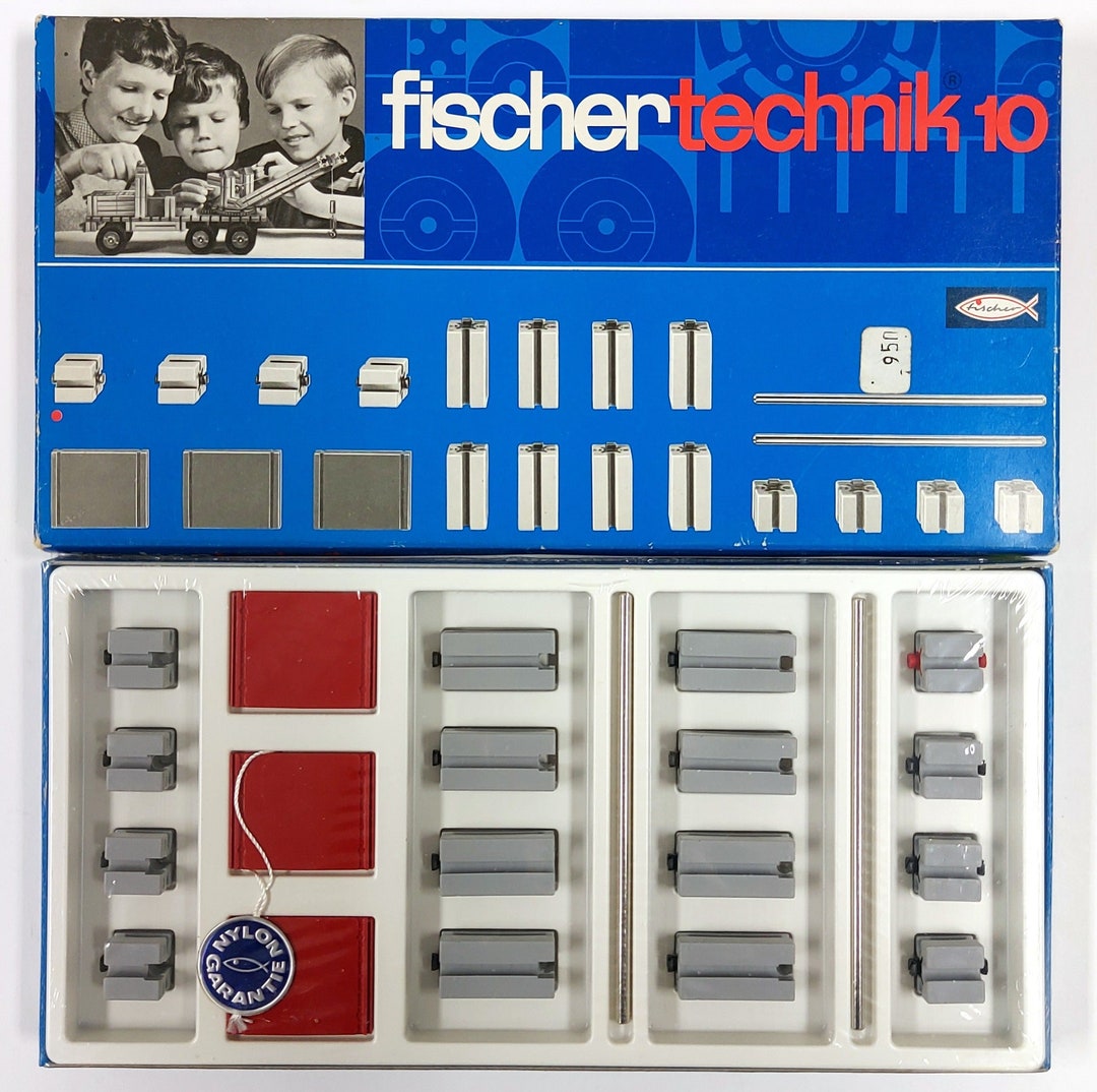 Vintage Fischertechnik 10 Parts Spares Sealed 1969 W. Germany 30910 - Etsy