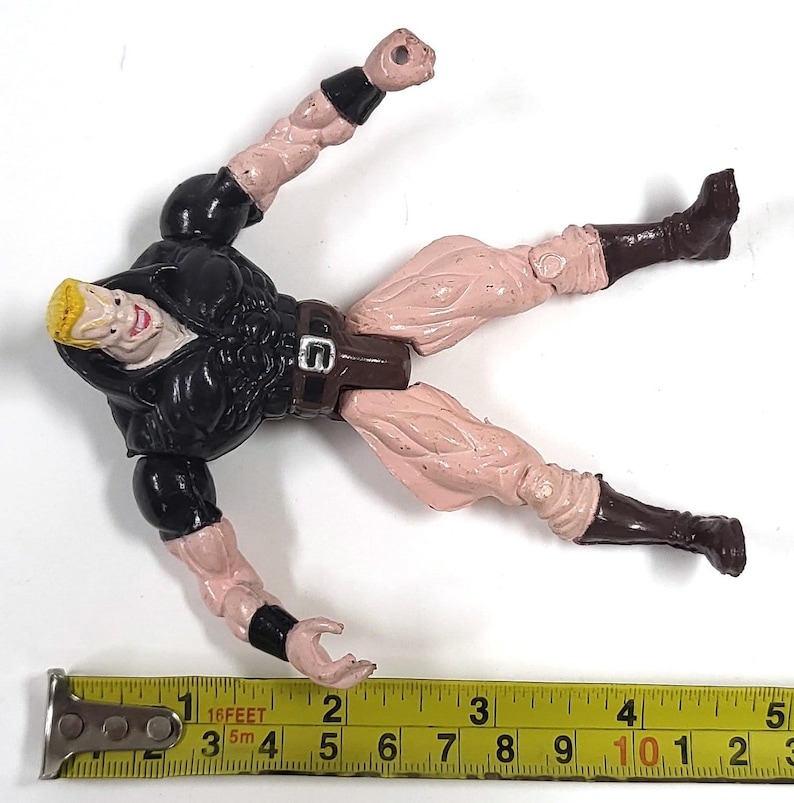 Vintage Tombstone Action Figure: Spider-Man Villain Knockoff, 1990s Bootleg Collectible image 3