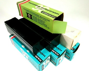 Vintage Han-o-matic 35mm Dia Slide Tray Magazines